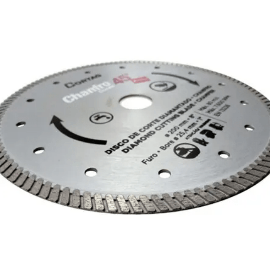 Disco Diamantado Turbo Chanfro 45° 200mm - CORTAG-61681
