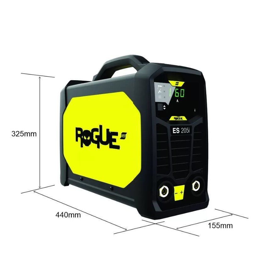 Inversor de Solda Tig Rogue LHN ES-205i 160A Dual Voltage 127/220V -Esab