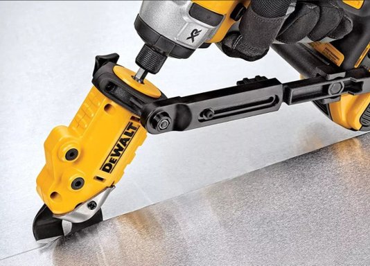 Acessório Adaptador Tesoura para Chapas Encaixe 1/4'' P/ Parafusadeira -Dewalt
