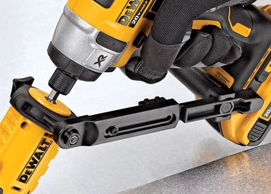 Acessório Adaptador Tesoura para Chapas Encaixe 1/4'' P/ Parafusadeira -Dewalt