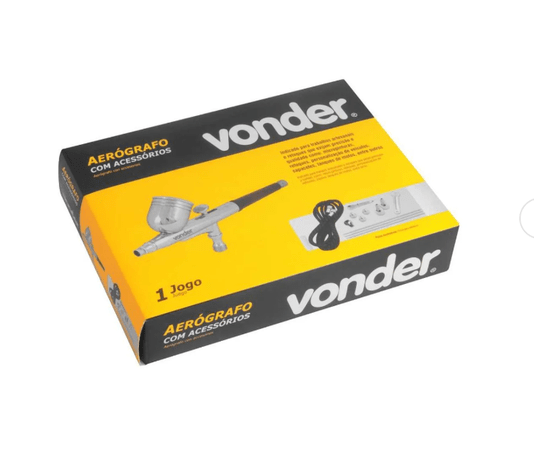 Aerógrafo com Acessórios 13 Peças VONDER-6220013000