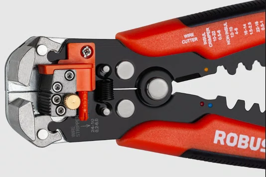 Alicate Desencapador de Cabo 0.2 a 6mm 8" S28202200 Robust