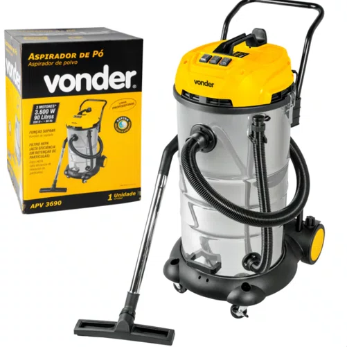 Aspirador de Pó e Líquido Vonder 3600W 220V APV 3690 - Vonder