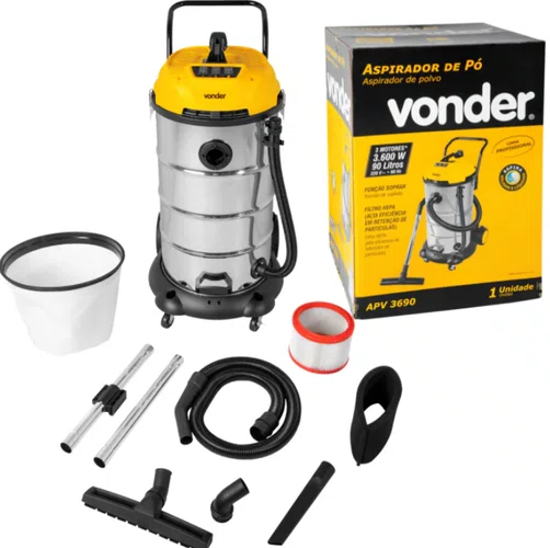 Aspirador de Pó e Líquido Vonder 3600W 220V APV 3690 - Vonder
