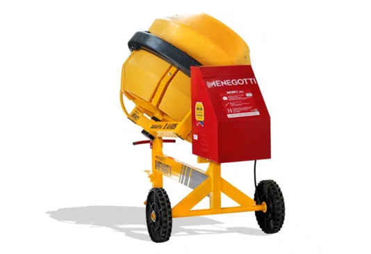 Betoneira 400L Infinity Tambor Plástico e Motor 2CV Monofásico Bivolt com Chave NR-12 -Menegotti
