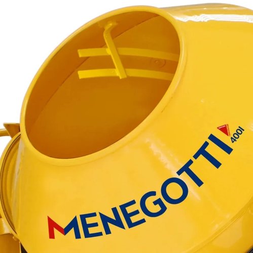 Betoneira Prime 400L com Motor 2CV Chave NR-12 Monofásica 220V -Menegotti
