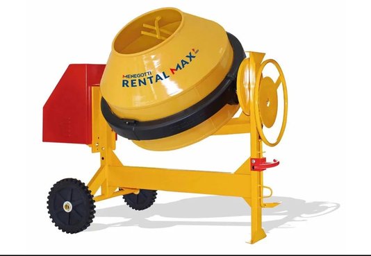 Betoneira Rental Max 400L com Motor 2CV Chave NR-12 Monofásica 220V -Menegotti
