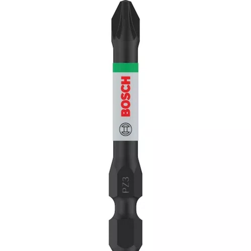 Bit Pozidrive PZ3 1/4'' 55mm com 02 Peças Pro Impact -Bosch