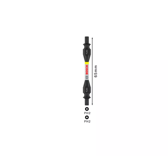 Bit Torx T20 65mm Ponta Dupla Pro Impact -Bosch