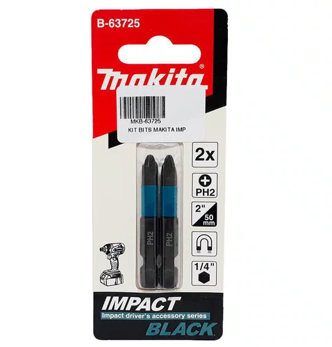Bits de Impacto PH2 50mm B-63725 Makita 2 Peças
