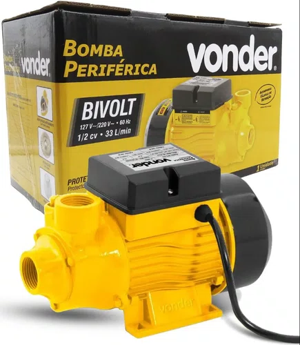 Bomba Periférica 1/2CV BPV375 220V/127V Vonder 6686100012