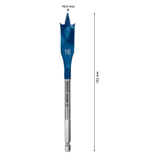 Broca Chata para Madeira Self Cut Speed 16mm X 152mm 2608900315 -Bosch