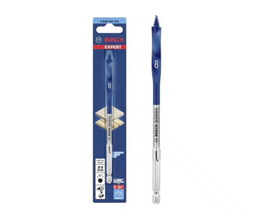 Broca chata Self Cut Speed 8,00mm 2608900310 para madeira Bosch