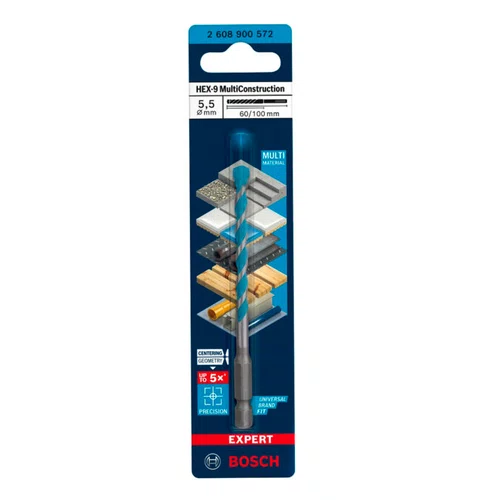 Broca expert multiconstruction 5.5MM 2608900572 Bosch