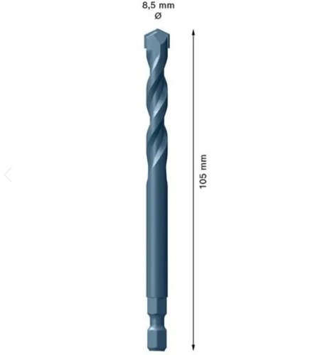 Broca Guia TCT 8,5X105mm Powerchange Plus para Serra Copo Expert 2608900529 -Bosch
