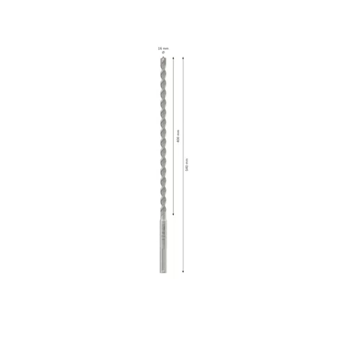 Broca para martelo PRO SDS max-4, 16 x 400 x 540 mm