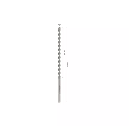 Broca SDS-Max 20mm x 400mm x 520mm Bosch