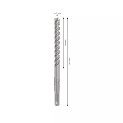 Broca SDS Plus 10 mm 100X160mm modelo plus - 5X 2608706902 Bosch