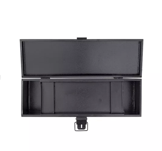 Caixa Baú para Ferramentas em Aço 50x16x17cm Preta  Stanley