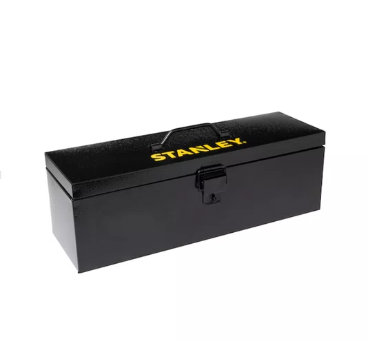 Caixa Baú para Ferramentas em Aço 50x16x17cm Preta  Stanley