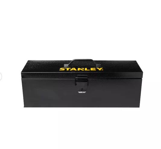 Caixa Baú para Ferramentas em Aço 50x16x17cm Preta  Stanley