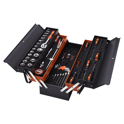 Caixa de Ferramentas com 05 Gavetas +77 Peças H-510777 -Harden