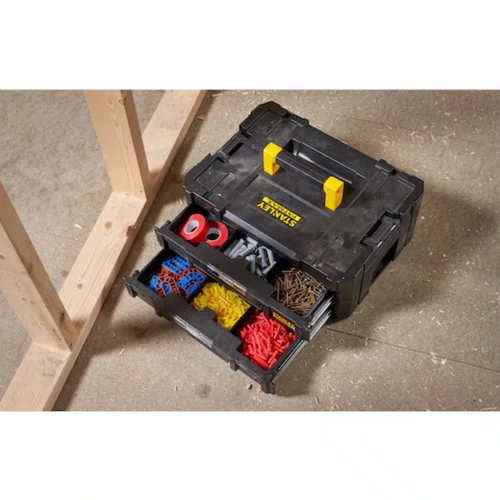 Caixa Plastica Organizadora com 02 Gavetas Fatmax Pro-Stack FMST1-71969 -Stanley