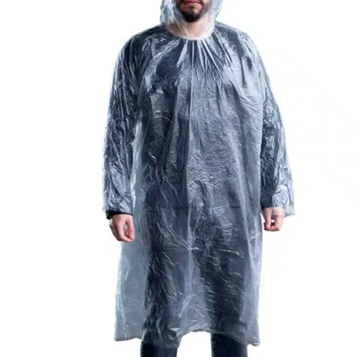 Capa de chuva descartável transparente - PA02661 Brasmo