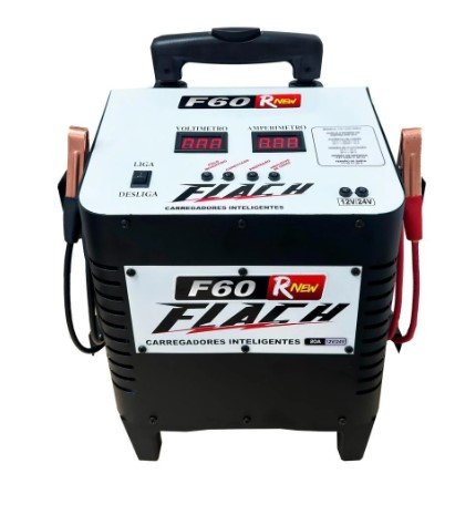 CARREGADOR BATERIA 60AMP 12/24 INTELIG RNEW C/ AUX PART F150