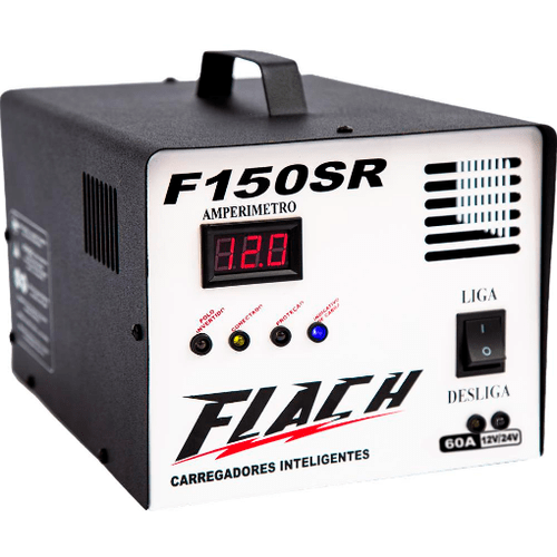 CARREGADOR BATERIA 60AMP 12/24SR INTELIGENTE C/ AUX PART
