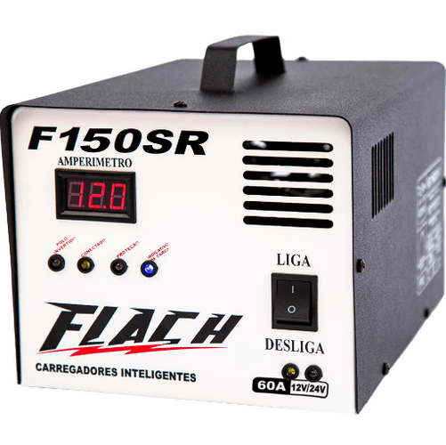 CARREGADOR BATERIA 60AMP 12/24SR INTELIGENTE C/ AUX PART