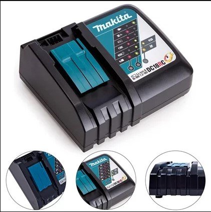 Carregador De Bateria 18v Dc18rc 197522-0 -Makita