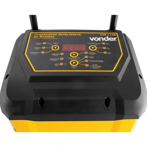Carregador Inteligente de Baterias 12V-24V CIB-1100 50Amp. C/Auxiliar de Partida 220V -Vonder