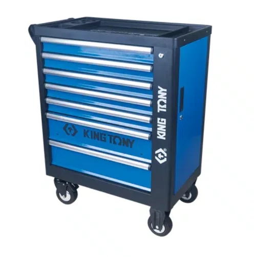 Carro para Ferramentas Fechado Com 7 Gavetas +1 Porta Lateral 87G357BAKB -King Tony