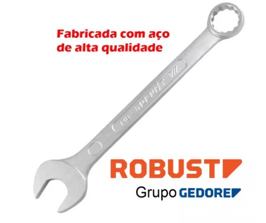 CHAVE COMBINADA 6MM S09100060 ACO CARBONO ROBUST