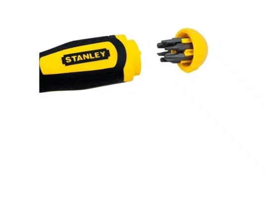 Chave de fenda catraca multi bits 10peças Stanley