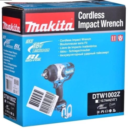 Chave De Impacto A Bateria 1000nm Dtw1002z 1/2 Sem Bateria E Sem Carregador