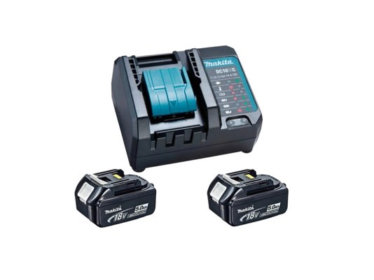 Chave de Impacto a Bateria 18V DTW300 330NM + Kit Carregamento Bivolt e Bolsa -Makita