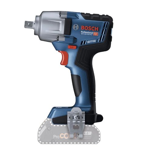 Chave de Impacto a Bateria 18V 1/2'' Pol. 450NM GDS 18V-450 Sem Bateria e Carregador -Bosch