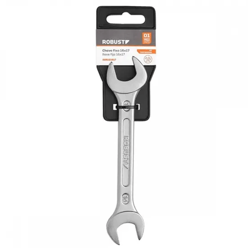 CHAVE FIXA 16X17MM S05121617 ACO CARBONO ROBUST