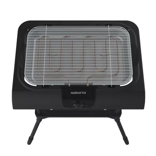 Churrasqueira Elétrica Grill com Pedestal 2000W 220V ACHP01N-02 -Agratto