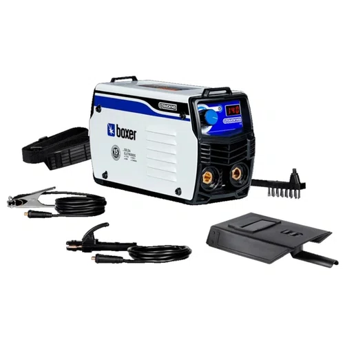 Combo Inversora de Solda Eletrodo Touch 145 140A + Máscara de Solda Optiarc 70 220V -Boxer