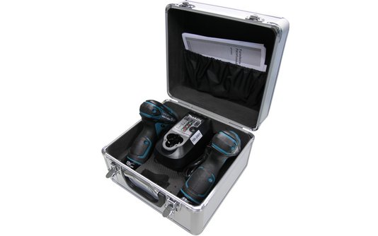 Combo Parafusadeira 12V HP330D + TD090D + Maleta Aluminio Dk1493