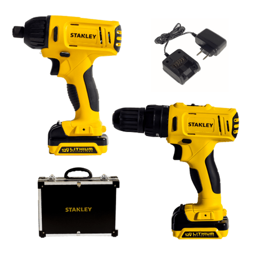 Combo Parafusadeira/Furadeira 12V SCHI121S2FK-BR Stanley