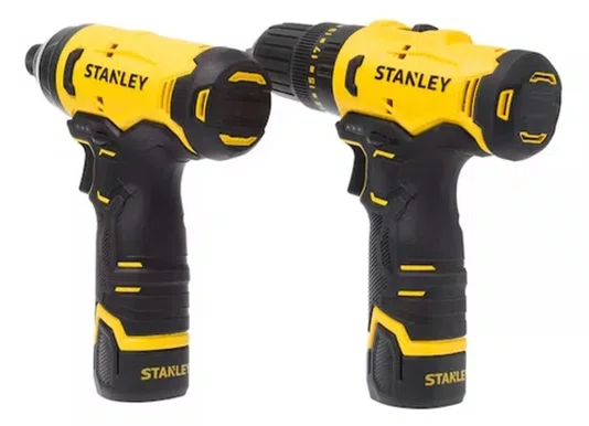 Combo Parafusadeira/Furadeira de Impacto 12V SCHI10D2FK-BR + Kit Carregamento e Maleta -Stanley