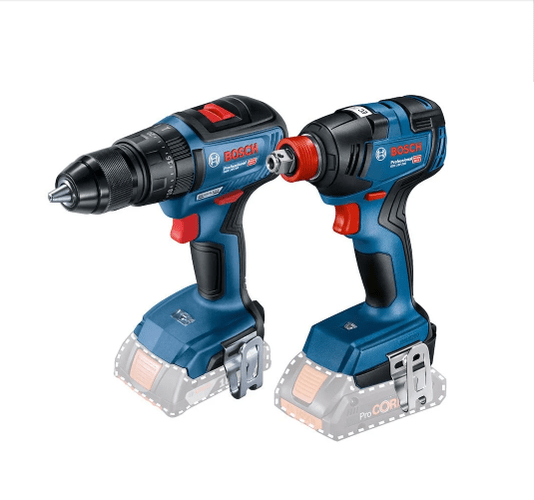 Combo Parafusadeira GSB 18V-50 e Furadeira de Impacto a Bateria 18V Brushless GDX 18V-200 com Maleta