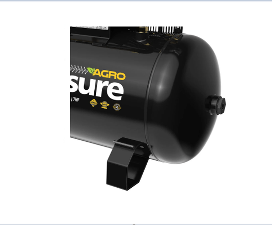 Compressor de Ar Agro 20/160 175PSI a Gasolina Partida Manual -Pressure