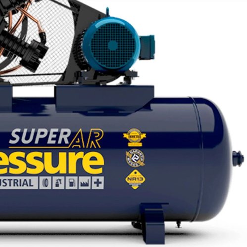 Compressor de Ar Super Ar 60/425 175PSI Trifásico Motor Blindado IP55 380/660V -Pressure