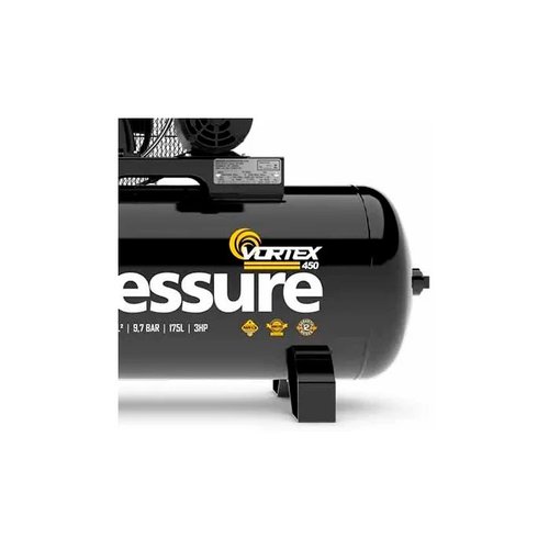 Compressor de Ar Vortex 450 15/175 140PSI Monofásico -Pressure