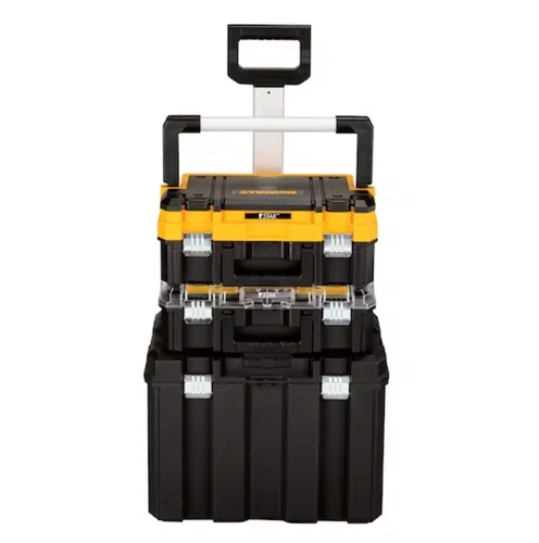 Conjunto de Caixas Plasticas Organizadora com 03 Peças em Torre TSTAK DWST60404 -Dewalt